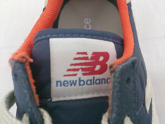 ◇ NEW BALANCE ニューバランス D U220DF2 スニーカー シューズ サイズ24cm ネイビー オレンジ レディース 【中古】