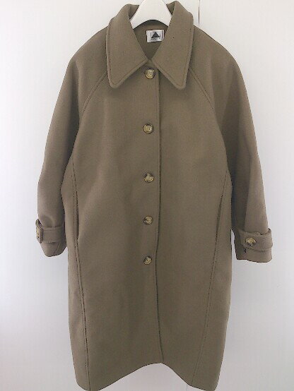 ■ ◎ ABITOKYO アビトーキョー ウエストリボン付き 長袖 コート ブラウン系 レディース 【中古】