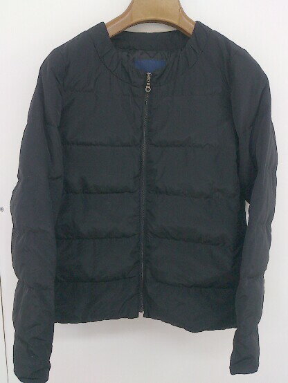 ◇ SLOBE IENA スローブ イエナ 中綿 ノーカラー 長袖 ダウン ジャケット ブラック レディース 【中古】