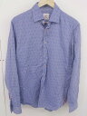 ◇ STORIA ストーリア 総柄 長袖 シャツ サイズ41/16 パープル メンズ 【中古】