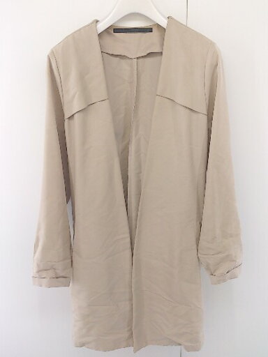 ◇ ◎ URBAN RESEARCH アーバンリサーチ 長袖 スプリング コート サイズF ベージュ レディース 【中古】 ◇ ◎ URBAN RESEARCH アーバンリサーチ 長袖 スプリング コート サイズF ベージュ レディース 【中古】