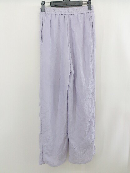 ◇ KBF+ プラス アーバンリサーチ 楊流 メロー ワイド パンツ サイズO ラベンダー系 レディース 【中古】