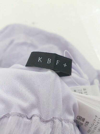 ◇ KBF+ プラス アーバンリサーチ 楊流 メロー ワイド パンツ サイズO ラベンダー系 レディース 【中古】