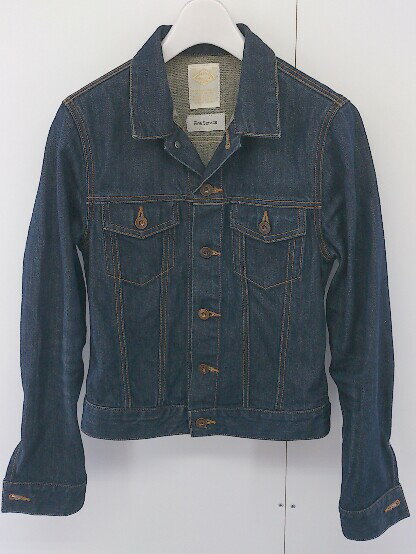◇ B:MING × fireservice コラボ 長袖 デニム ジャケット Gジャン サイズM インディゴ レディース 【中古】