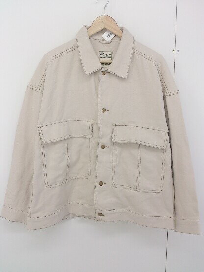 ◇ Natural Story ナチュラルストーリー 長袖 ジャケット サイズM ベージュ メンズ 【中古】