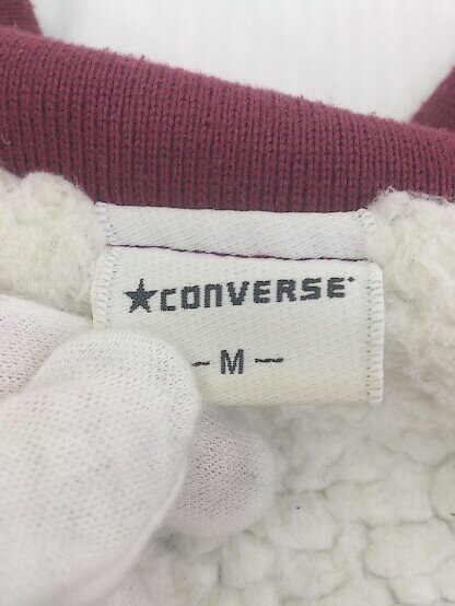 ◇ CONVERSE コンバース 裏ボア 中綿 長袖 ジャケット サイズM ワインレッド系 メンズ 【中古】