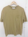 ◇ B MING by BEAMS ビーミング バイ ビームス 丸首 半袖 Tシャツ カットソー サイズS グリーン系 メンズ 【中古】