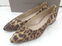 ◇ ◎ CHARLES & KEITH レオパード ポインテッドトゥ パンプス サイズ37 ブラウン レディース 【中古】