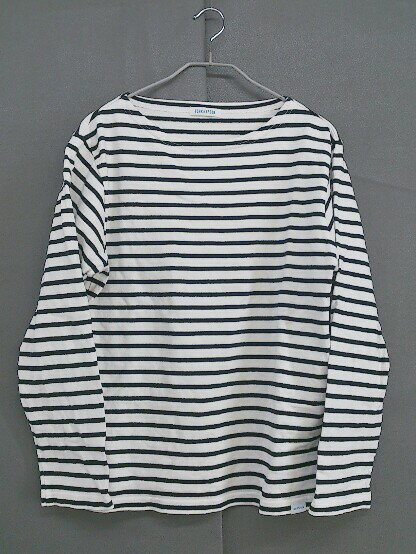 ◇ FORK&SPOON URBAN RESEARCH ボーダー 長袖 バスク シャツ カットソー サイズ2 ホワイト ブラック レディース 【中古】