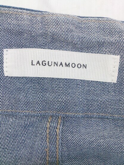 ◇ LAGUNAMOON ラグナムーン ハイウエスト ストレッチ デニム パンツ サイズM ブルー レディース 【中古】