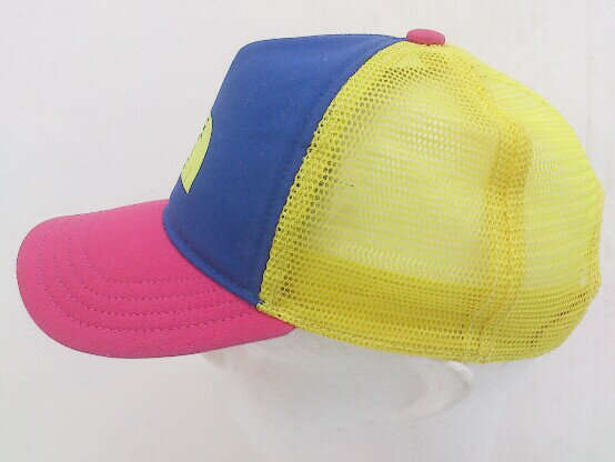 ◇ THE NORTH FACE ザ ノース フェイス メッシュ キャップ 帽子 ピンク ブルー イエロー サイズF レディース 【中古】