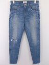 ◇ GYDA ジェイダ BACK RIPPED ストスリ ジーンズ デニム パンツ サイズ S ブルー系 レディース 【中古】