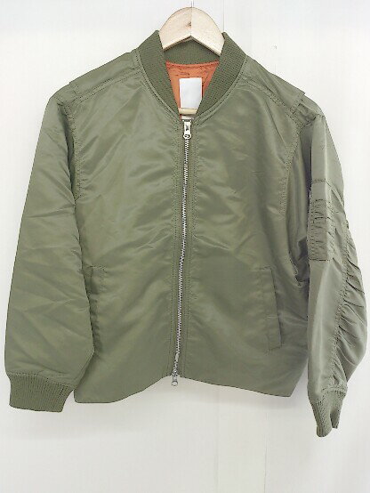 ◇ laboratory work ラボラトリーワーク 長袖 ジップアップ ジャケット ブルゾン サイズF カーキ レディース 【中古】