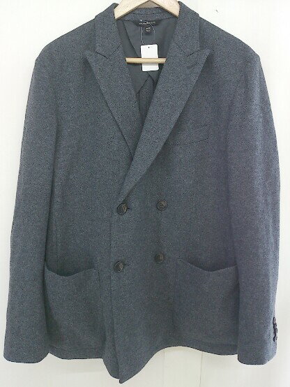 ◇ ◎ BANANA REPUBLIC バナナリパブリック 4B 長袖 ダブル テーラード ジャケット サイズ40R チャコールグレー系 メンズ 【中古】