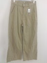 ◇ Levi's リーバイス ハイウエスト タック パンツ サイズ W26 ベージュ レディース 【中古】