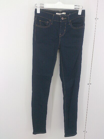◇ Levi's リーバイス ストレッチ デニム スキニー パンツ サイズ25 インディゴ レディース 【中古】