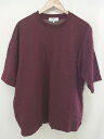 ◇ B:MING by BEAMS ビーミング by ビームス 五分袖 Tシャツ カットソー サイズL ワインレッド系 メンズ 【中古】