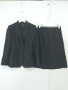 ◇ Brooks Brothers BROOKSCOOL ウール混 膝丈 シングル スカート 上下 セットアップ サイズ7AR ブラック レディース 【中古】