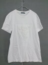 ◇ GUESS ゲス ロゴ 半袖 Tシャツ カットソー サイズM オフホワイト系 メンズ 【中古】