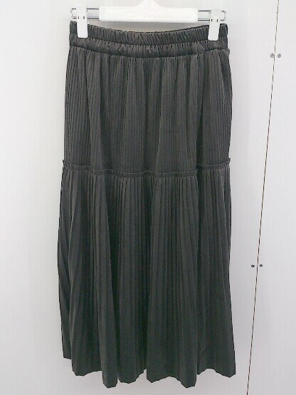 ◇ ◎ CAPRICIEUX LEMAGE ハイウエスト チェック 膝下丈 タイト スカート サイズ F ブラウン ブラック レディース P 【中古】