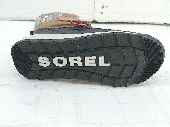 ◇ ◎ ●美品● SOREL ソレル キッズ 子供靴 ショート スノー ブーツ サイズ18.0cm キャメル系 レディース メンズ 【中古】