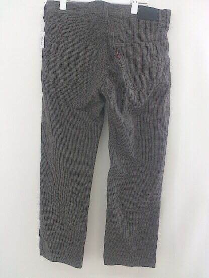 ◇ Levi's リーバイス PREMIUM RED TAB チェック柄 パンツ サイズ 32インチ グレー ブラック ブラウン メンズ 【中古】