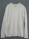 ◇ BEAMS ビームス 長袖 ニット セーター サイズL オフホワイト メンズ 【中古】