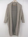 ◇ Rouge vif ルージュ ヴィフ チェック 長袖 コート サイズF ブラウン レディース 【中古】