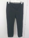 ◇ green label relaxing グリーンレーベル UNITED ARROWS スラックスパンツ サイズ38 ブラック レディース 【中古】