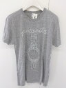 ◇ TRUSS トラス プリント 半袖 Tシャツ カットソー サイズS グレー系 メンズ 【中古】