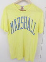 ◇ FRANKLIN&MARSHALL フランクリンマーシャル イタリア製 半袖 Tシャツ カットソー サイズL イエロー メンズ 【中古】