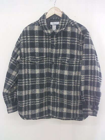 ◇ BEAUTY&YOUTH ビューティ&ユース UNITED ARROWS チェック 長袖 コート サイズS ブラック ベージュ レディース 【中古】