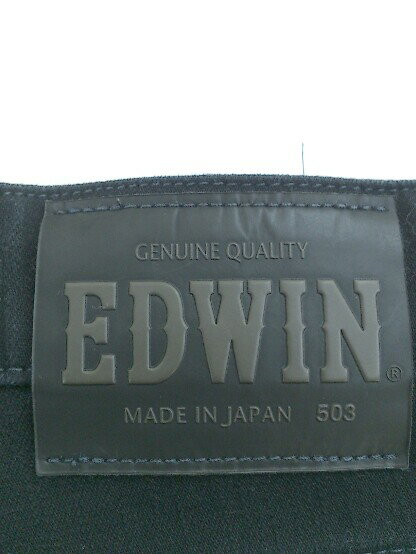 ◇ EDWIN エドウィン ストレッチ ジーンズ デニム パンツ サイズ29 ブラック メンズ 【中古】