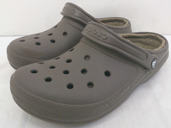 ◇ CROCS クロックス インボア サンダル サイズW9 ブラウン メンズ 【中古】