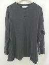 ◇ antiqua tree cafe アンティカ ツリーカフェ 長袖 Tシャツ カットソー サイズL チャコールグレー メンズ 【中古】
