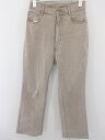 ◇ MARiTAS DENIM マリタスデニム デニム ワイド パンツ サイズ34 ブラウン レディース 【中古】