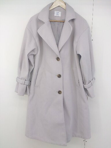 ■ OLIVE des OLIVE オリーブ デ オリーブ 長袖 コート サイズF グレー系 レディース 【中古】 ■ OLIVE des OLIVE オリーブ デ オリーブ 長袖 コート サイズF グレー系 レディース 【中古】