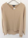 ◇ ivory court アイボリーコート Vネック 長袖 カットソー ベージュ レディース 【中古】