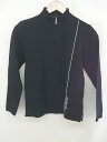 ◇ ◎ 23区 SPORT ハーフジップ 鹿の子 長袖 ポロシャツ カットソー サイズ1 ブラック ホワイト レディース 【中古】(4)