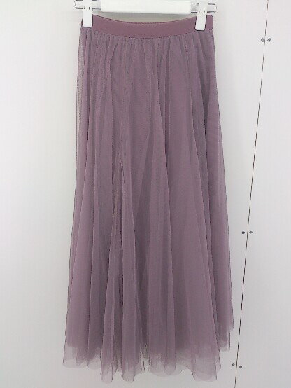 ◇ fifth フィフス ウエストゴム ロング チュール スカート ピンク レディース 【中古】