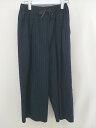 ◇ Dot and Stripes CHILD WOMAN チャイルドウーマン ウエストゴム ワイド パンツ サイズF ネイビー レディース 【中古】