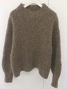 ◇ Ungrid アングリッド 起毛 長袖 ニット セーター サイズF ブラウン レディース 【中古】