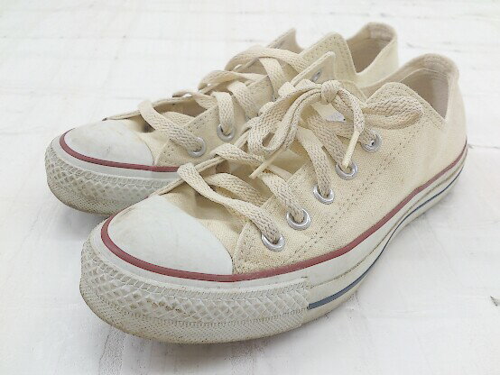 ◇ CONVERSE コンバース M9165 ALL STAR オールスター スニーカー シューズ サイズ24cm ホワイト レディース 【中古】