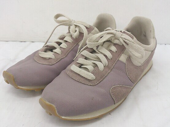 ◇ NIKE ナイキ 828436-103 PRE MONTREAL RACER VNTG スニーカー シューズ サイズ24.5cm パープル ホワイト レディース 【中古】