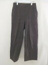 ◇ BALLSEY ボールジィ リネン混 ベイカーパンツ サイズ 38 ダークブラウン レディース 【中古】