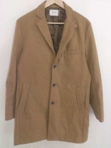 ■ ◎ INHERIT インヘリット チェスターコート 長袖 コート サイズL ブラウン メンズ 【中古】 ■ ◎ INHERIT インヘリット チェスターコート 長袖 コート サイズL ブラウン メンズ 【中古】