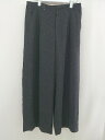 ◇ COMME CA MODELS コムサモデルズ ヘリンボーン ワイド パンツ サイズ13 グレー レディース 【中古】