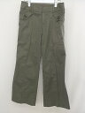 ◇ LAUTREAMONT ロートレアモン センタークリース パンツ サイズ1 カーキ系 レディース 【中古】