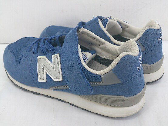 ◇ NEW BALANCE ニューバランス YV996CEB キッズ スニーカー シューズ 21.5 ブルー レディース メンズ 【中古】