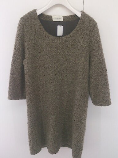 ◇ BEAUTY & YOUTH ビューティアンドユース UNITED ARROWS ボア 七分袖 ミニ ワンピース ブラウン系 レディース 【中古】 ◇ BEAUTY & YOUTH ビューティアンドユース UNITED ARROWS ボア 七分袖 ミニ ワンピース ブラウン系 レディース 【中古】